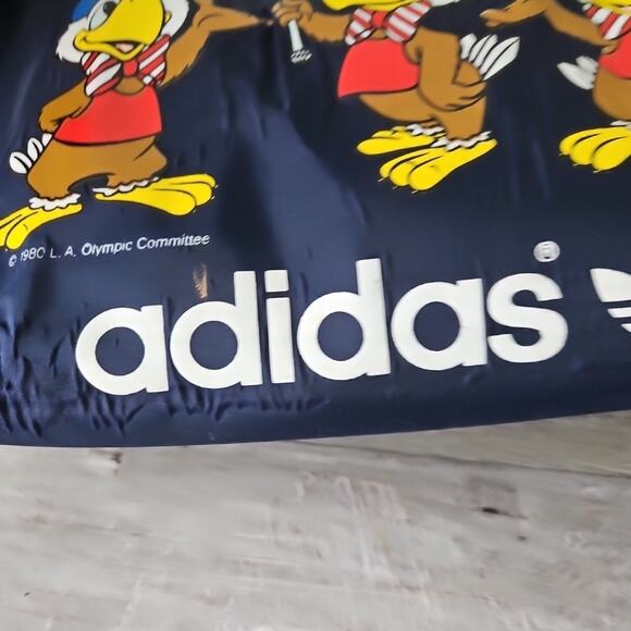 Vintage 1984 ADIDAS USA Olympic Committee Duffel Bag Los Angeles 1980s LA - Picture 11 of 16